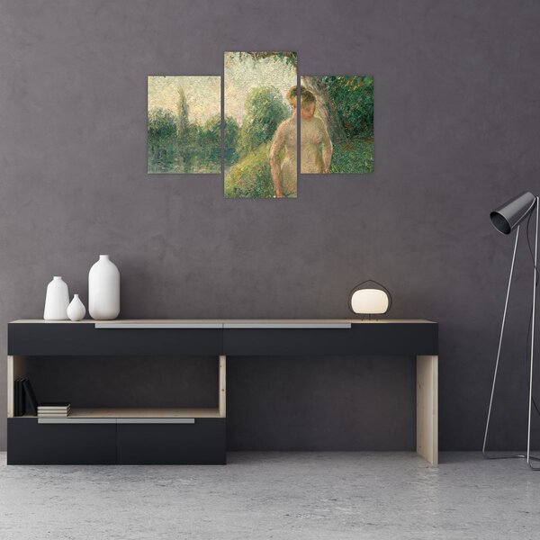 Tablou - Camille Pissarro, The Bather, reproducere (90x60 cm)
