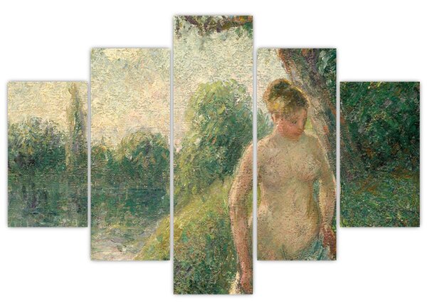 Tablou - Camille Pissarro, The Bather, reproducere (150x105 cm)