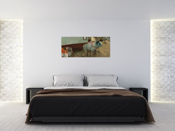Tablou - Edgar Degas, The Dance Lesson, reproducere (120x50 cm)