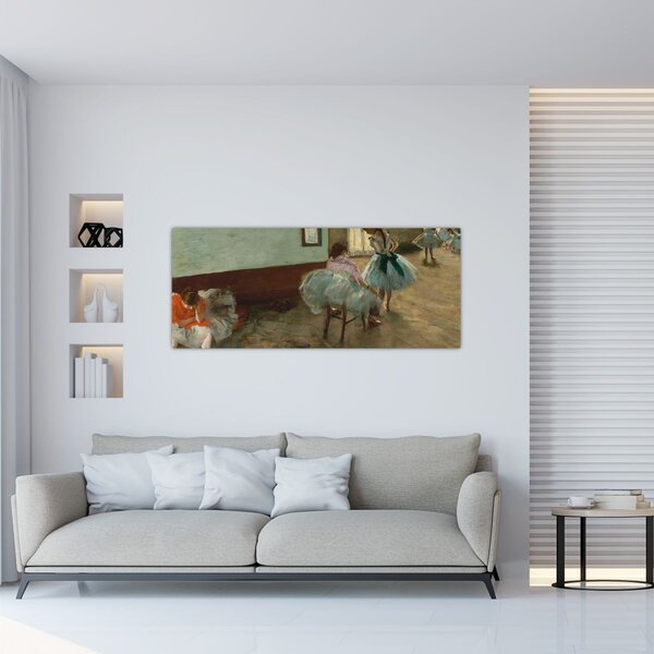 Tablou - Edgar Degas, The Dance Lesson, reproducere (120x50 cm)