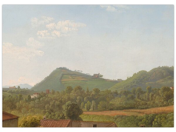 Tablou - Simon Denis, View Near Naples, reproducere (70x50 cm)
