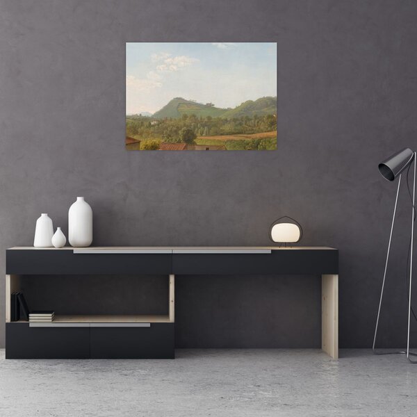 Tablou - Simon Denis, View Near Naples, reproducere (70x50 cm)