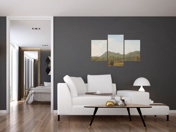 Tablou - Simon Denis, View Near Naples, reproducere (90x60 cm)