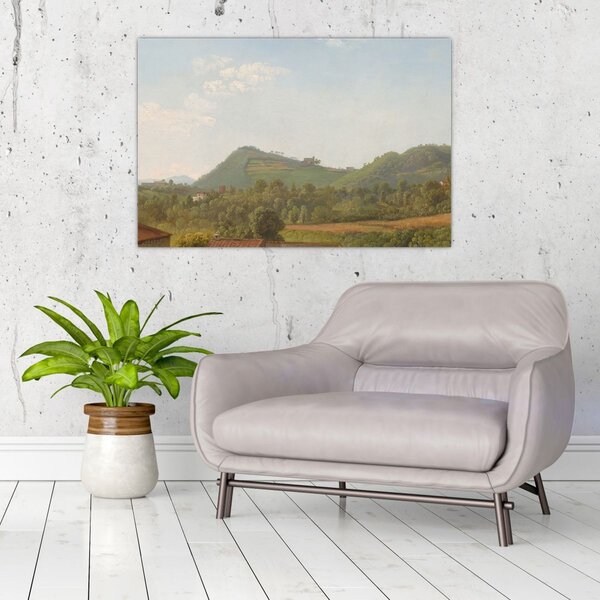 Tablou - Simon Denis, View Near Naples, reproducere (90x60 cm)