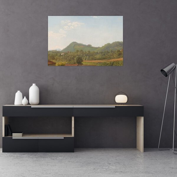 Tablou - Simon Denis, View Near Naples, reproducere (90x60 cm)