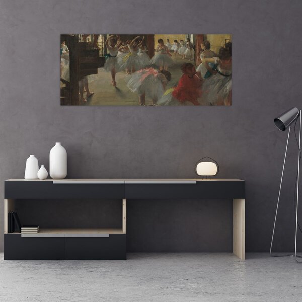 Tablou - Edgar Degas, The Dance Class, reproducere (120x50 cm)