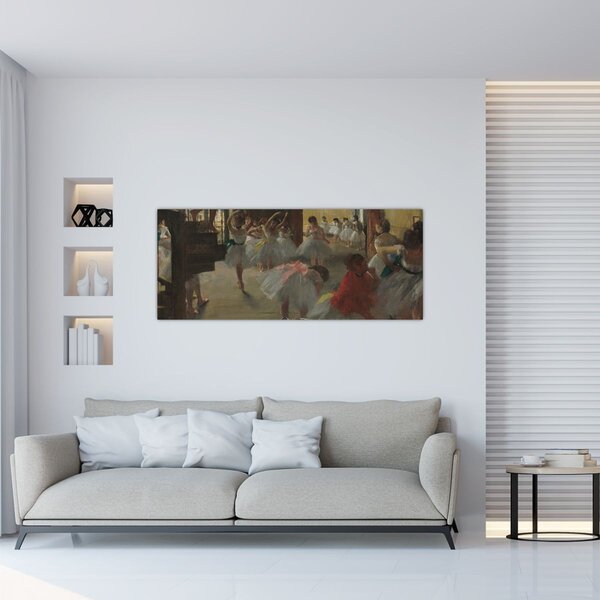 Tablou - Edgar Degas, The Dance Class, reproducere (120x50 cm)