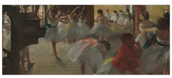 Tablou - Edgar Degas, The Dance Class, reproducere (120x50 cm)