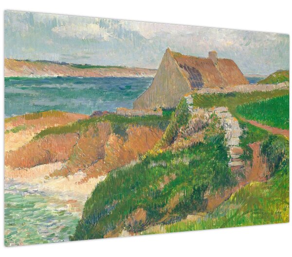 Tablou - Henri Moret, The Island of Raguenez, Brittany, reproducere (90x60 cm)