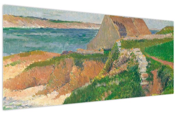Tablou - Henri Moret, The Island of Raguenez, Brittany, reproducere (120x50 cm)