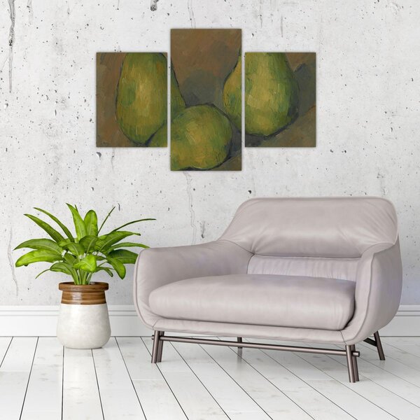 Tablou - Paul Cézanne, Three Pears, reproducere (90x60 cm)