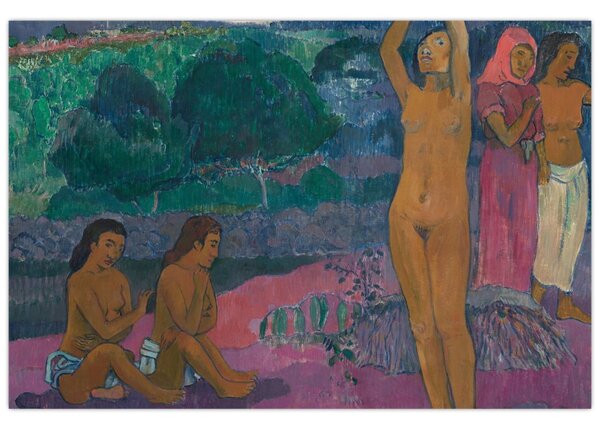Tablou - Paul Gauguin, The Invocation, reproducere (90x60 cm)