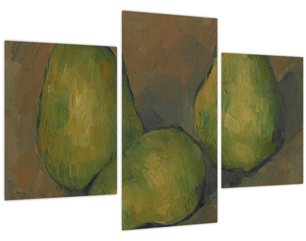 Tablou - Paul Cézanne, Three Pears, reproducere (90x60 cm)