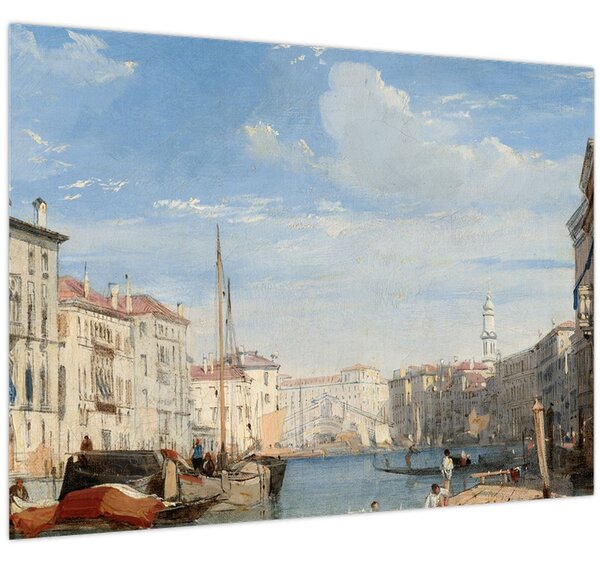 Tablou - Richard Parkes Bonington, The Grand Canal, reproducere (70x50 cm)