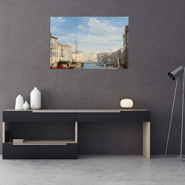 Tablou - Richard Parkes Bonington, The Grand Canal, reproducere (90x60 cm)