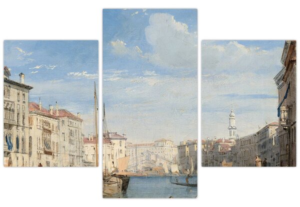 Tablou - Richard Parkes Bonington, The Grand Canal, reproducere (90x60 cm)