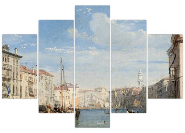 Tablou - Richard Parkes Bonington, The Grand Canal, reproducere (150x105 cm)