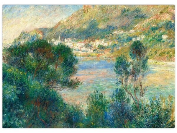 Tablou - Auguste Renoir, View of Monte Carlo from Cap Martin, reproducere (70x50 cm)