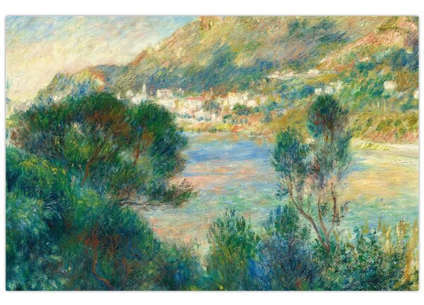Tablou - Auguste Renoir, View of Monte Carlo from Cap Martin, reproducere (90x60 cm)
