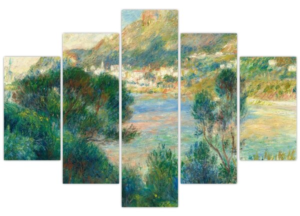 Tablou - Auguste Renoir, View of Monte Carlo from Cap Martin, reproducere (150x105 cm)