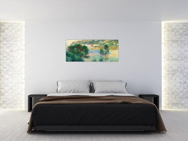 Tablou - Auguste Renoir, View of Monte Carlo from Cap Martin, reproducere (120x50 cm)