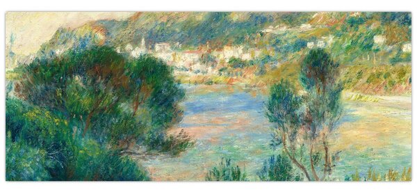 Tablou - Auguste Renoir, View of Monte Carlo from Cap Martin, reproducere (120x50 cm)