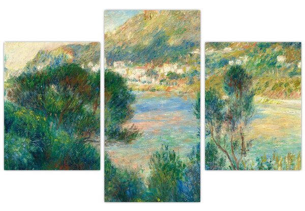 Tablou - Auguste Renoir, View of Monte Carlo from Cap Martin, reproducere (90x60 cm)
