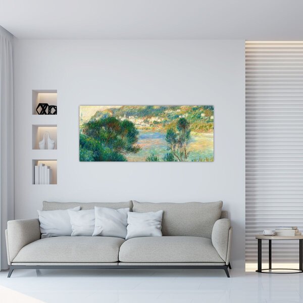 Tablou - Auguste Renoir, View of Monte Carlo from Cap Martin, reproducere (120x50 cm)