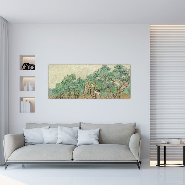 Tablou - Vincent van Gogh, The Olive Orchard, reproducere (120x50 cm)