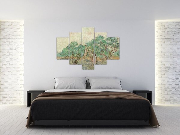 Tablou - Vincent van Gogh, The Olive Orchard, reproducere (150x105 cm)