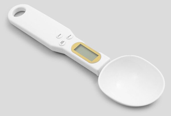 Sinsay - Lingură digitală de măsurare cu cântar - alb