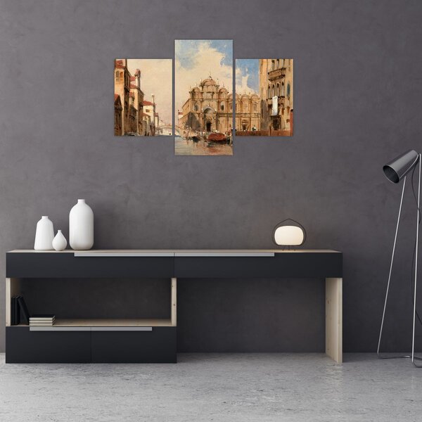 Tablou - Jules-Romain Joyant, The Scuola di San Marco, Venice, reproducere (90x60 cm)