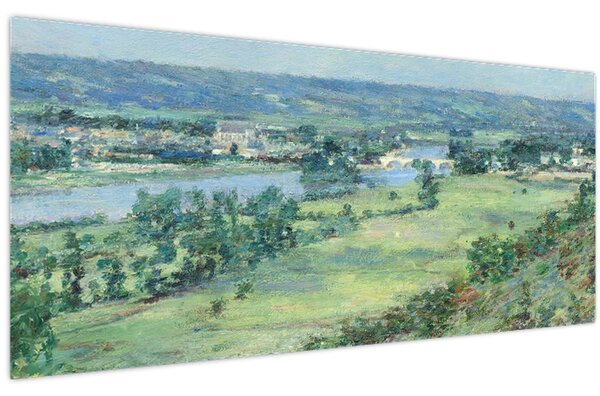 Tablou - Theodore Robinson, The Valley of the Seine, From the Hills of Giverny, reproducere (120x50 cm)