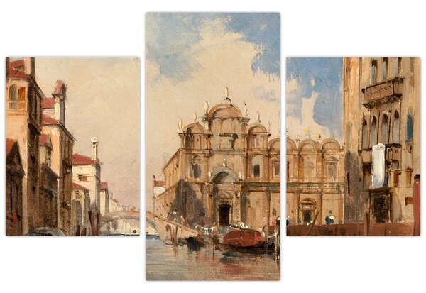 Tablou - Jules-Romain Joyant, The Scuola di San Marco, Venice, reproducere (90x60 cm)