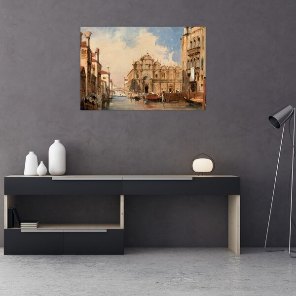 Tablou - Jules-Romain Joyant, The Scuola di San Marco, Venice, reproducere (90x60 cm)