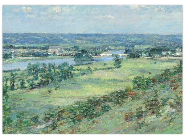 Tablou - Theodore Robinson, The Valley of the Seine, From the Hills of Giverny, reproducere (70x50 cm)
