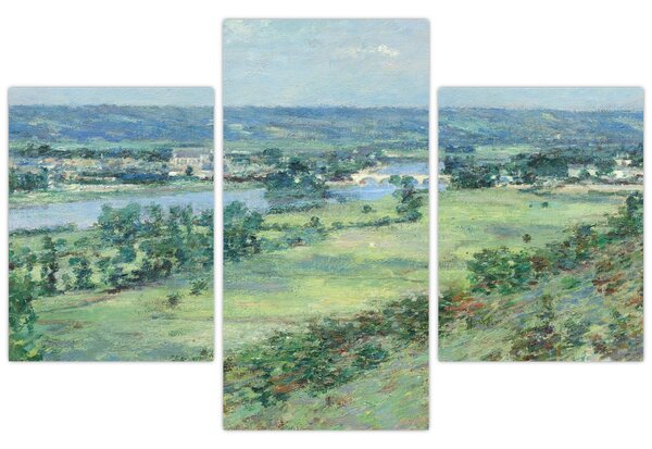 Tablou - Theodore Robinson, The Valley of the Seine, From the Hills of Giverny, reproducere (90x60 cm)