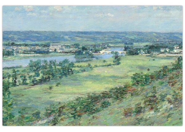 Tablou - Theodore Robinson, The Valley of the Seine, From the Hills of Giverny, reproducere (90x60 cm)
