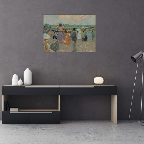 Tablou - Jean-Louis Forain, The Races at Longchamp, reproducere (70x50 cm)
