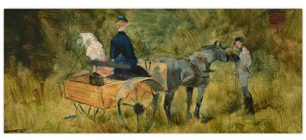 Tablou - Henri de Toulouse-Lautrec, The Trap, reproducere (120x50 cm)
