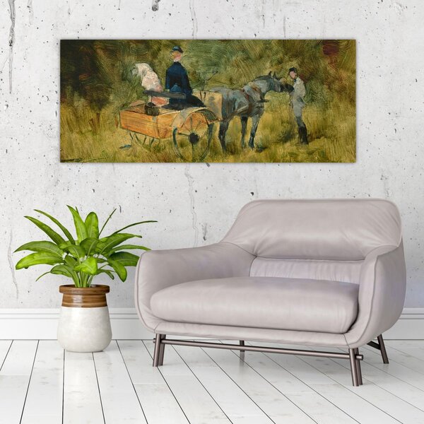 Tablou - Henri de Toulouse-Lautrec, The Trap, reproducere (120x50 cm)