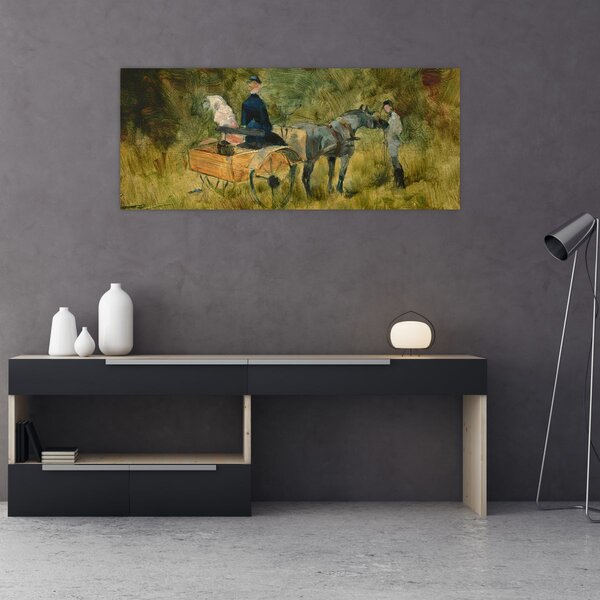 Tablou - Henri de Toulouse-Lautrec, The Trap, reproducere (120x50 cm)