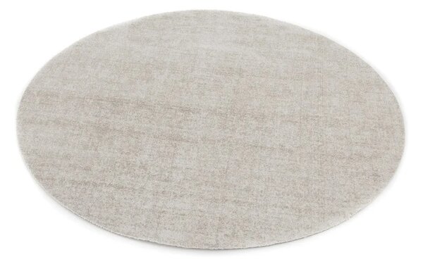 Covor Rotund Belgian Fargo 71501-050, Marime 120 x 120 cm, Crem, Inaltime Fir 7 mm, Antialergic, Polipropilena, Living, Dormitor, Sufragerie, Copii