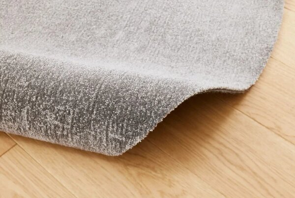 Covor Rotund Belgian Fargo 71501-070, Marime 120 x 120 cm, Gri, Inaltime Fir 7 mm, Antialergic, Polipropilena, Living, Dormitor, Sufragerie, Copii 120