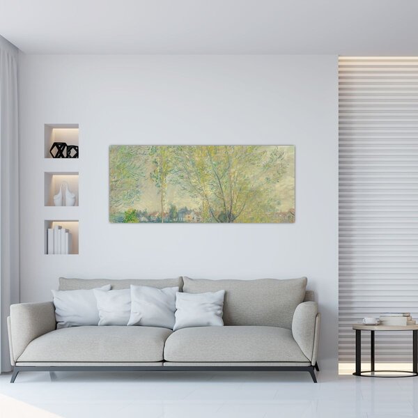 Tablou - Claude Monet, The Willows, reproducere (120x50 cm)