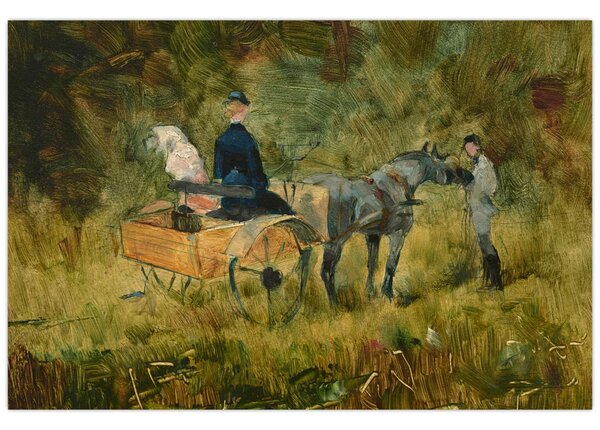 Tablou - Henri de Toulouse-Lautrec, The Trap, reproducere (90x60 cm)