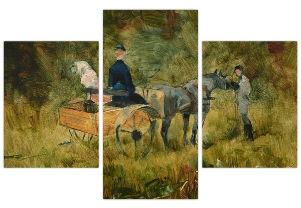 Tablou - Henri de Toulouse-Lautrec, The Trap, reproducere (90x60 cm)