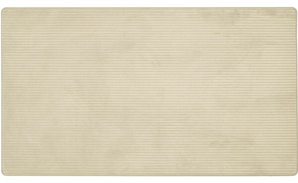 Covoraș Universal Antiderapant Fibra, 60 90 cm, Poliester, Bază din Cauciuc, Ivory 60 x 90