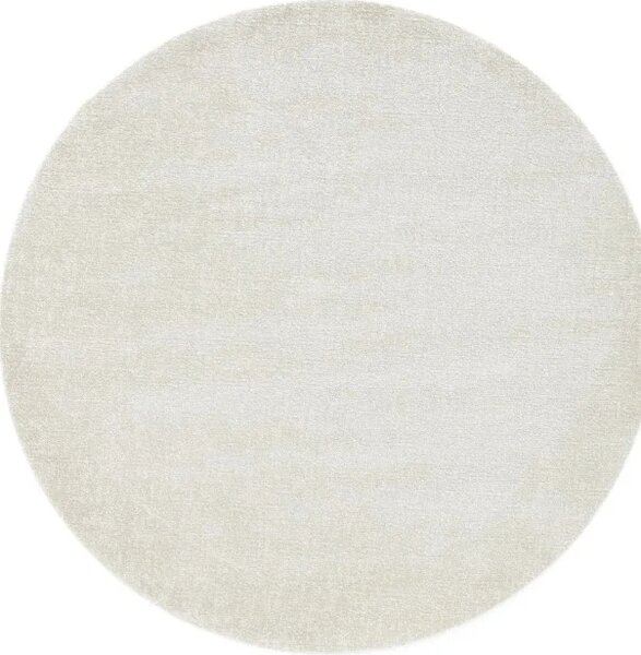 Covor Rotund Belgian Fargo 71501-056, Marime 120 x 120 cm, Alb, Inaltime Fir 7 mm, Antialergic, Polipropilena, Living, Dormitor, Sufragerie, Copii 120