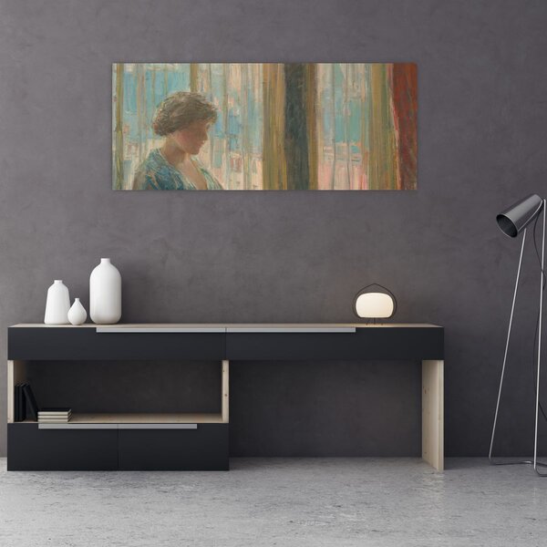 Tablou - Childe Hassam, The New York Window, reproducere (120x50 cm)